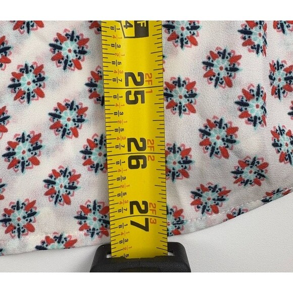 DR2 Daniel Rainn Sleeveless Medallion Pullover Top Boho Casual Date Work Light L - Picture 7 of 8